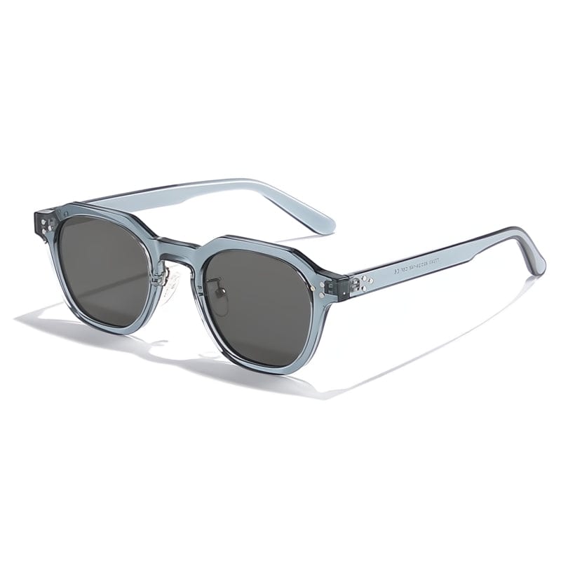 Primadon Sonnenbrillen Grau/Blau Patrick | Elegante Polarisierte Sonnenbrille für HerrenUV400
