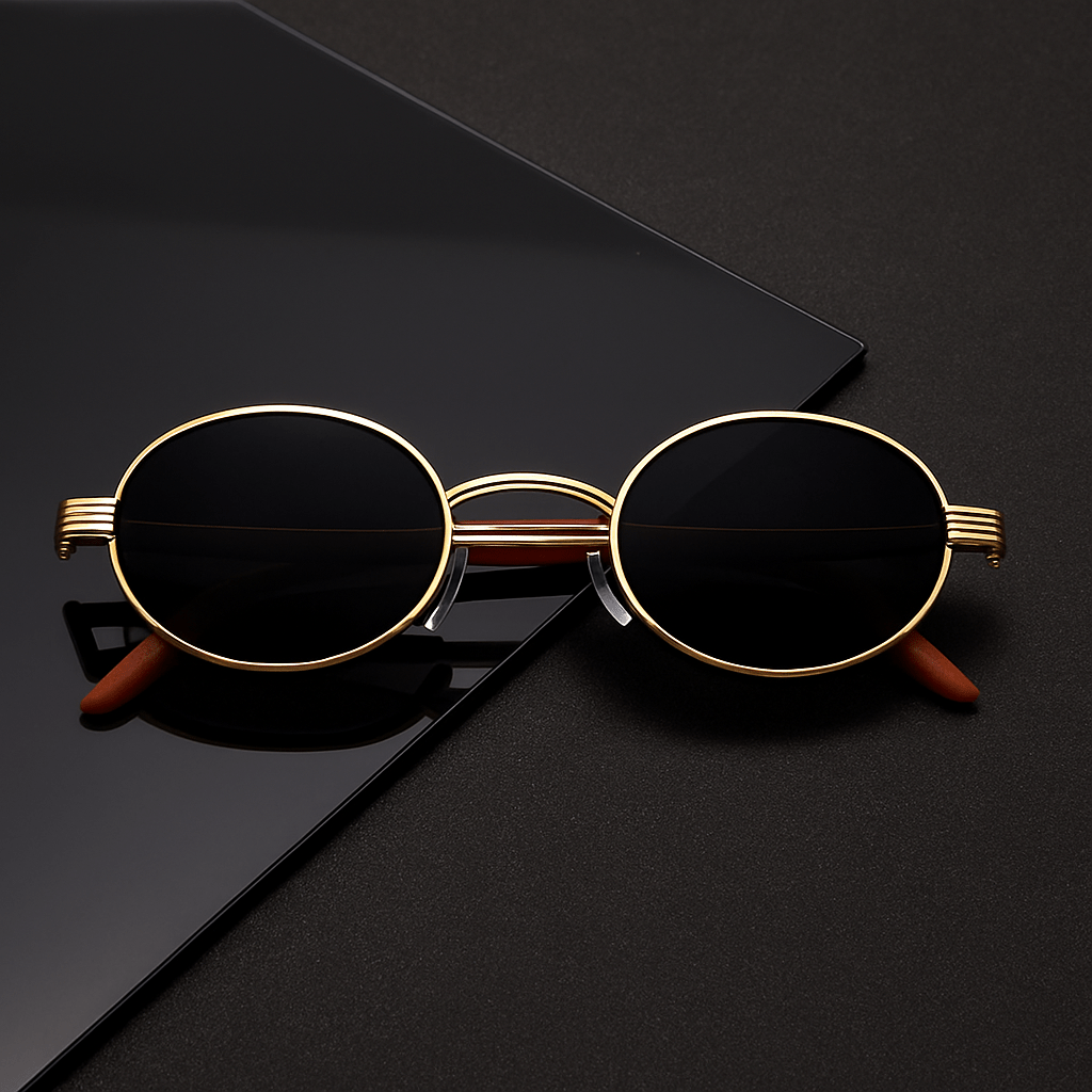 Primadon Sonnenbrillen Laurent | Elegante Oval-Sonnenbrille für Herren