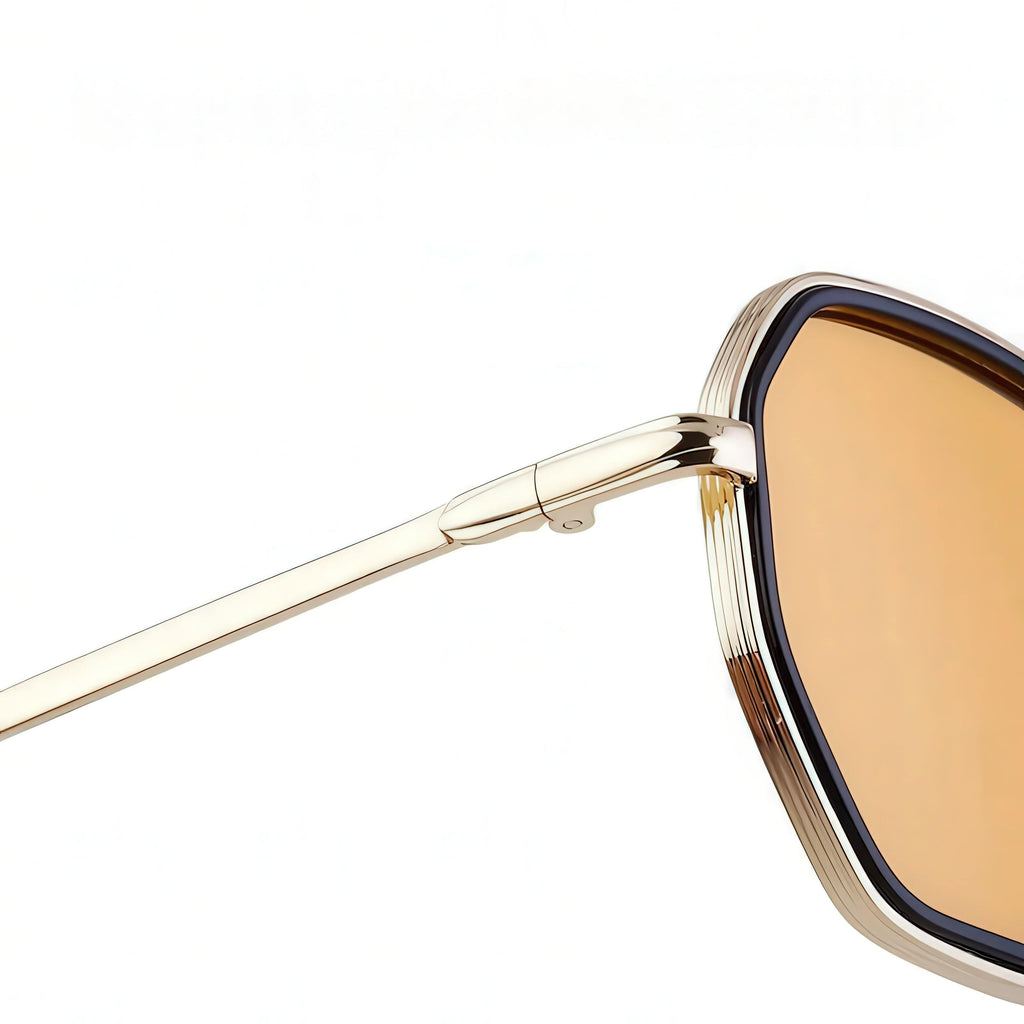 Primadon Sonnenbrillen Salomo stylische Octagon-Sonnenbrille für UV-Schutz