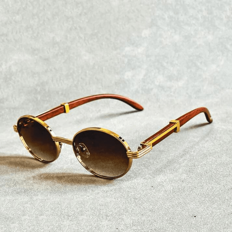 Primadon Sonnenbrillen Tabak Sandro | Elegante Sonnenbrille für Herren UV400 Schutz