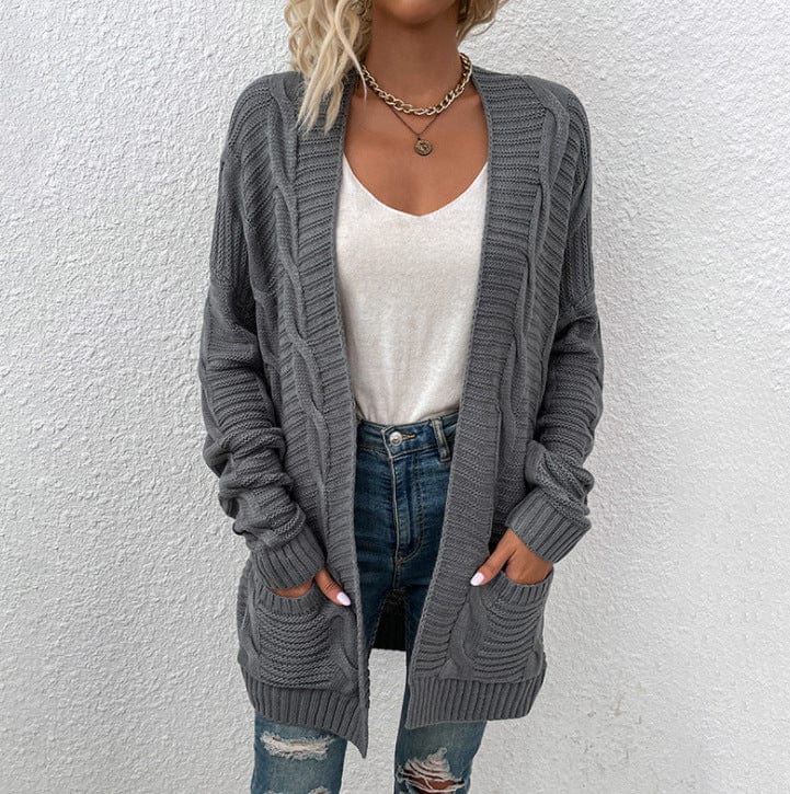 Primadon Strickjacken Dunkelgrau / S Sola Damen Strickjacke | Superweich, Elegant
