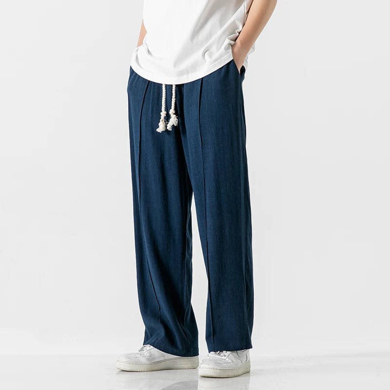 Primadon Sweatpants: Jogginghose Blau / S Duke | Lässige Sweatpants für Herren Leinen
