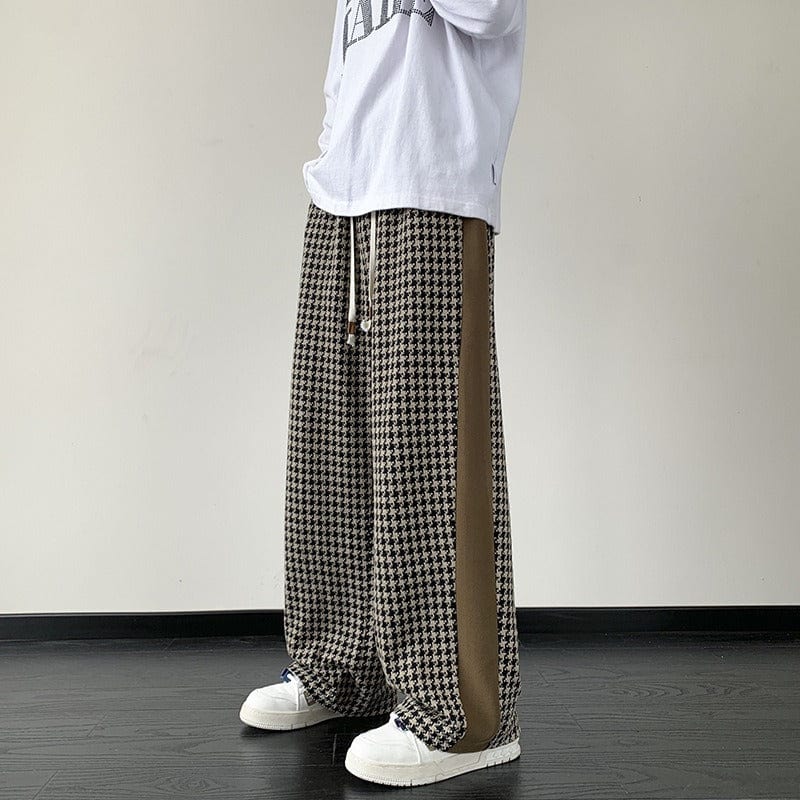 Primadon Sweatpants: Jogginghose Braun / XS Pascal | Lässige Herringbone Sweatpants für Herren Oversized