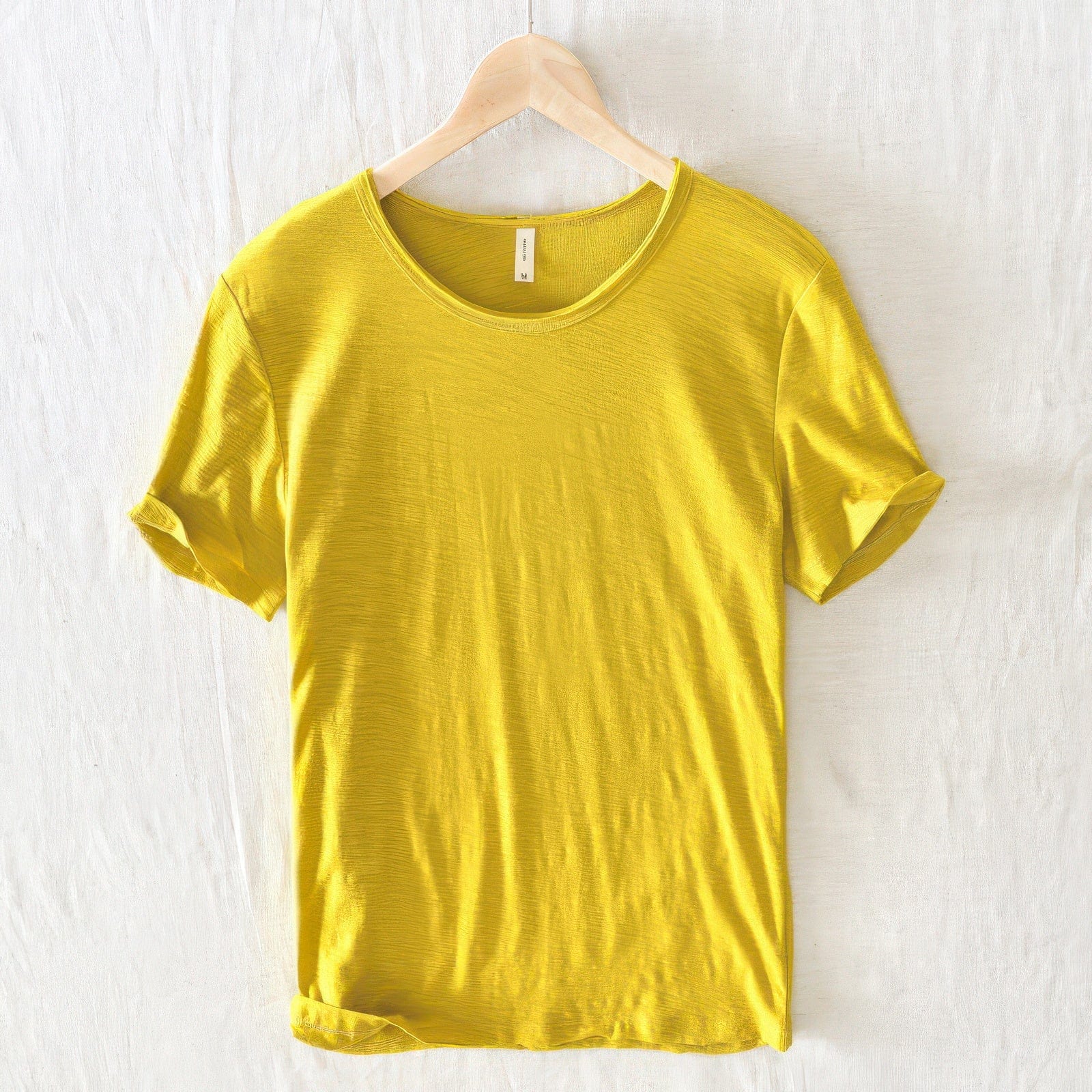Primadon T-Shirts Gelb / M Tillmann | Atmungsaktives Herren T-Shirt aus Baumwolle Sommer
