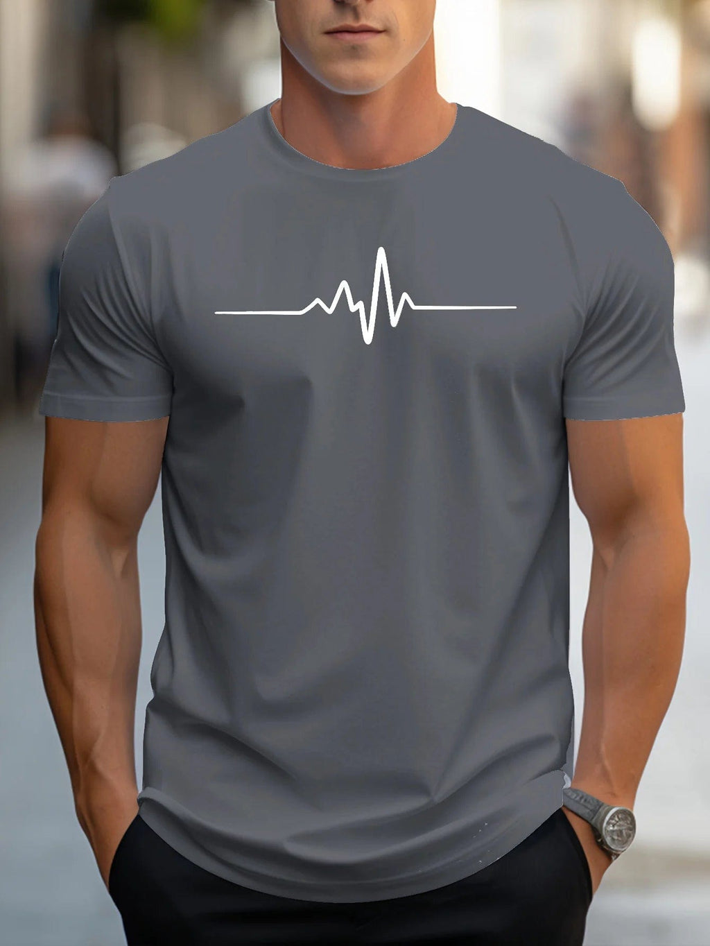 Primadon T-Shirts Hektor | figurbetontes T-Shirt für Herren Baumwolle