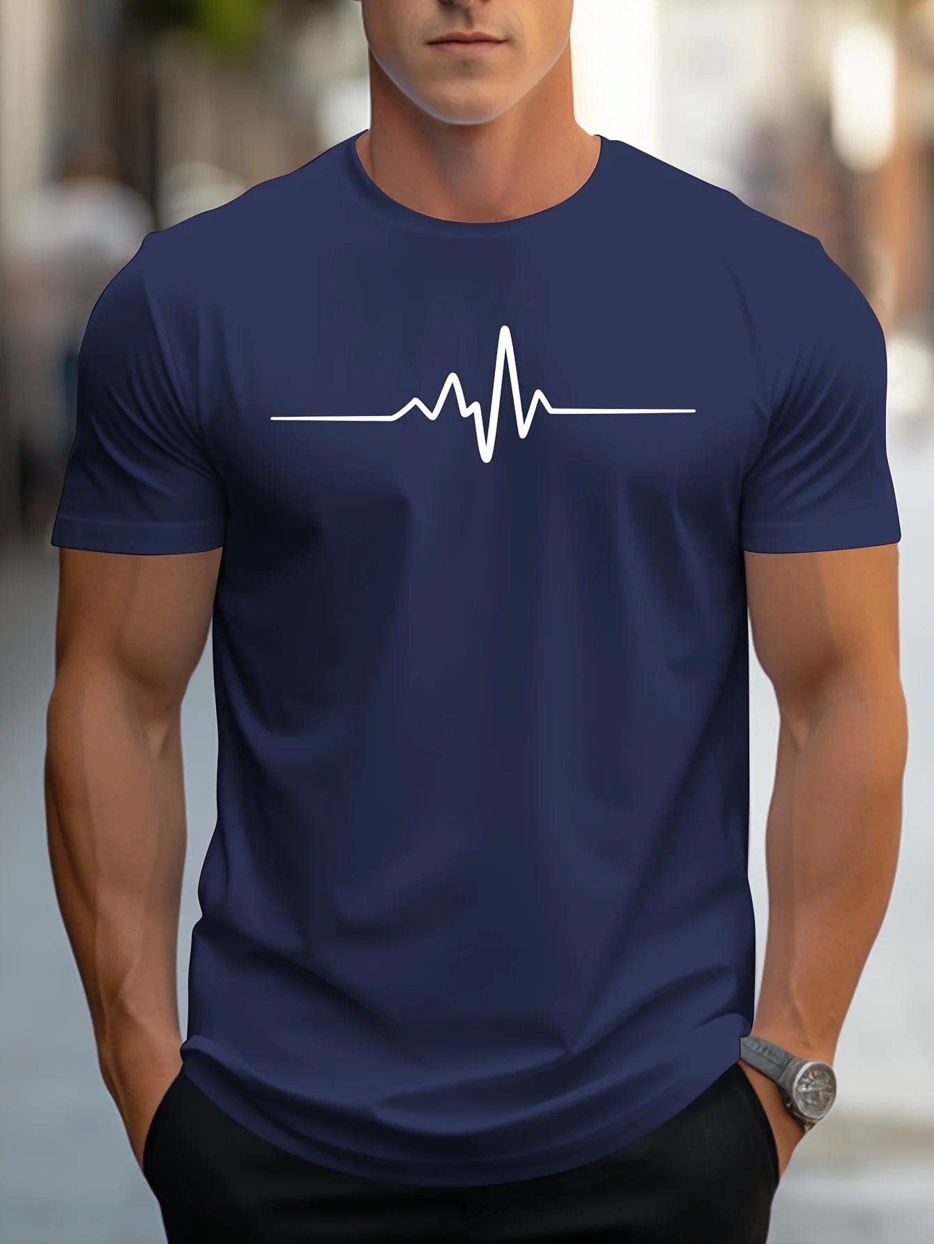 Primadon T-Shirts Hektor | figurbetontes T-Shirt für Herren Baumwolle