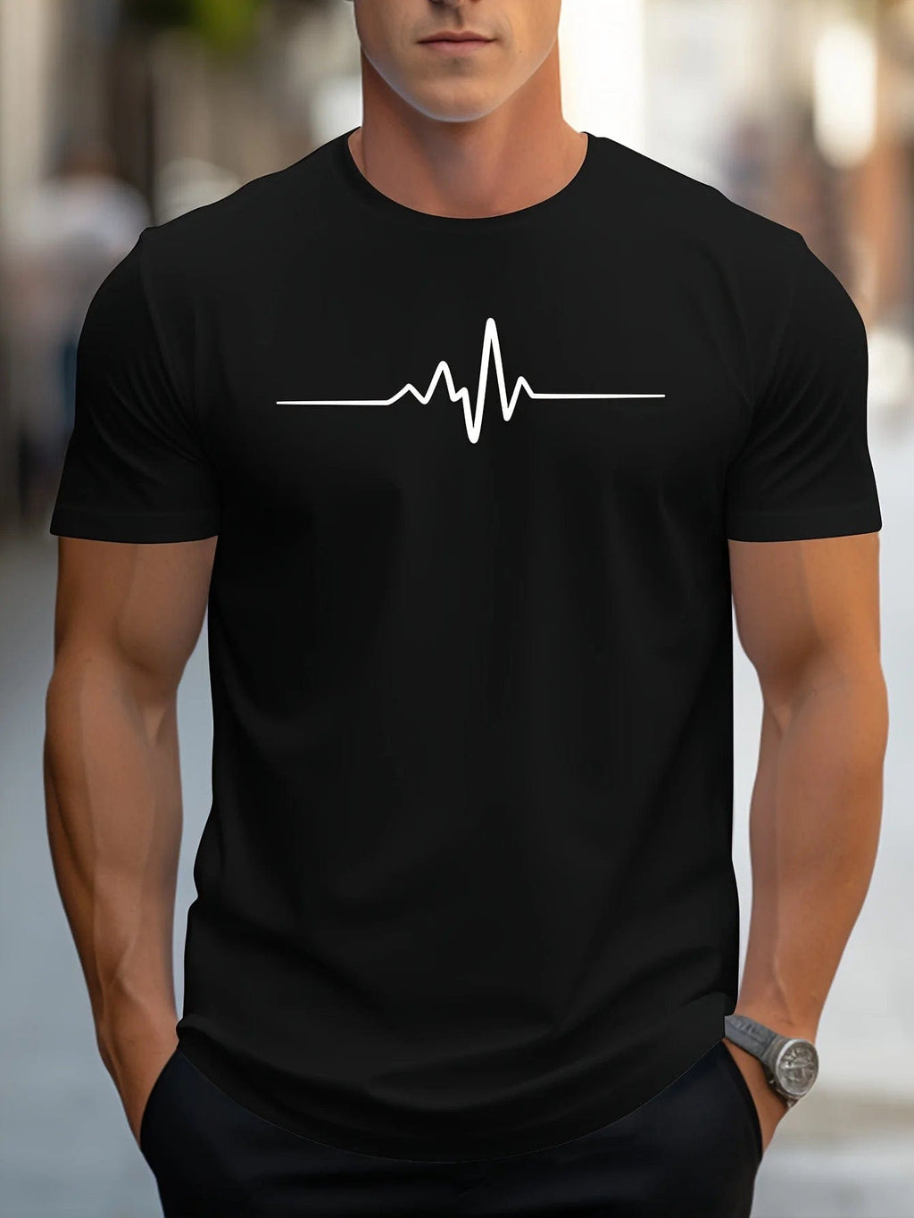 Primadon T-Shirts Hektor | figurbetontes T-Shirt für Herren Baumwolle