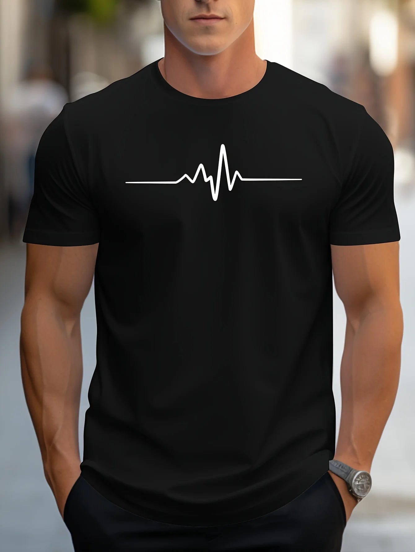 Primadon T-Shirts Hektor | figurbetontes T-Shirt für Herren Baumwolle