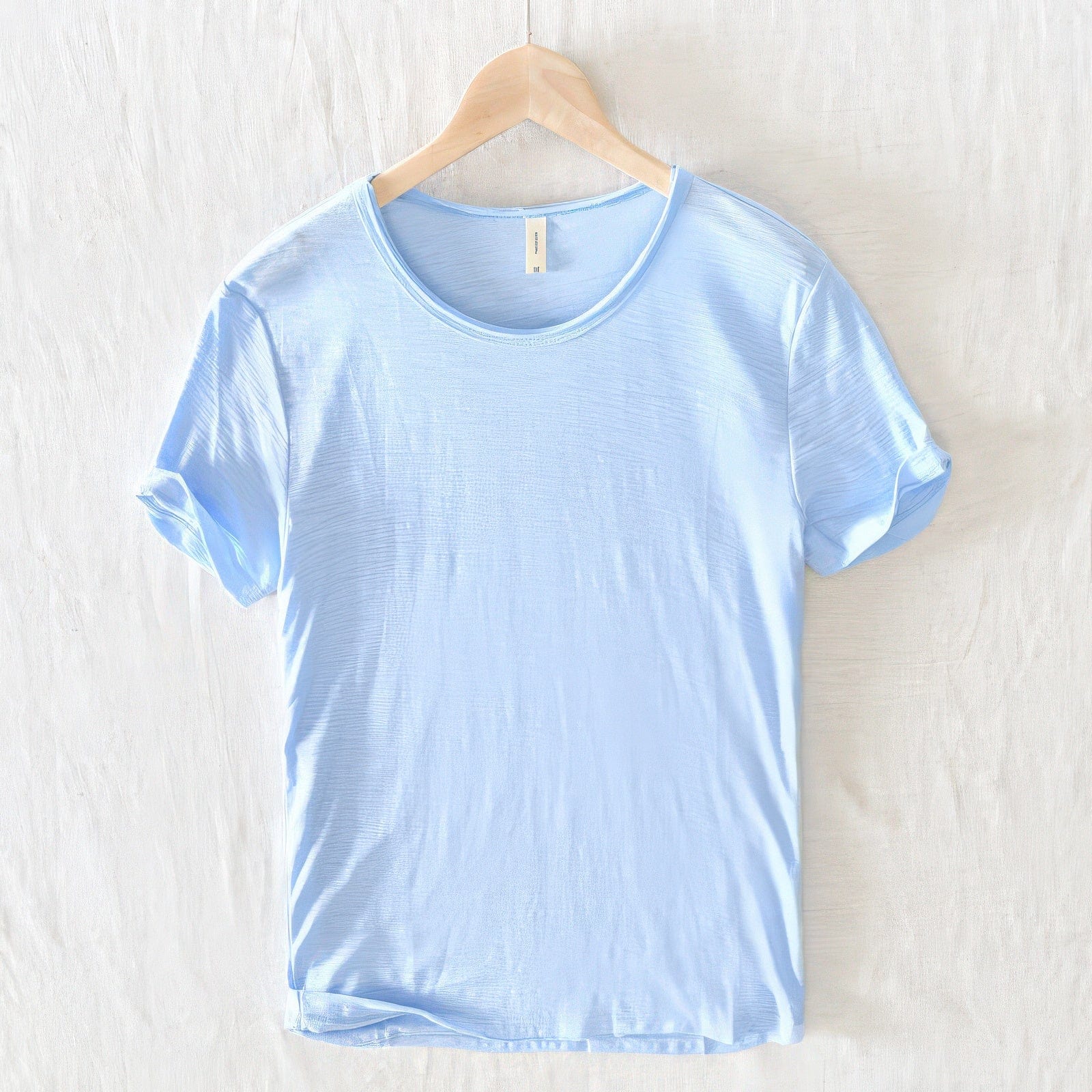 Primadon T-Shirts Himmelblau / M Tillmann | Atmungsaktives Herren T-Shirt aus Baumwolle Sommer