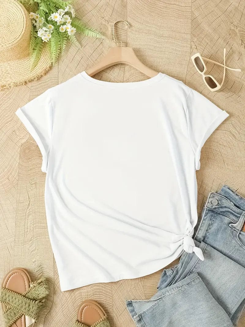 Primadon T-Shirts Livia | lockeres T-Shirt für Damen Blumenprint