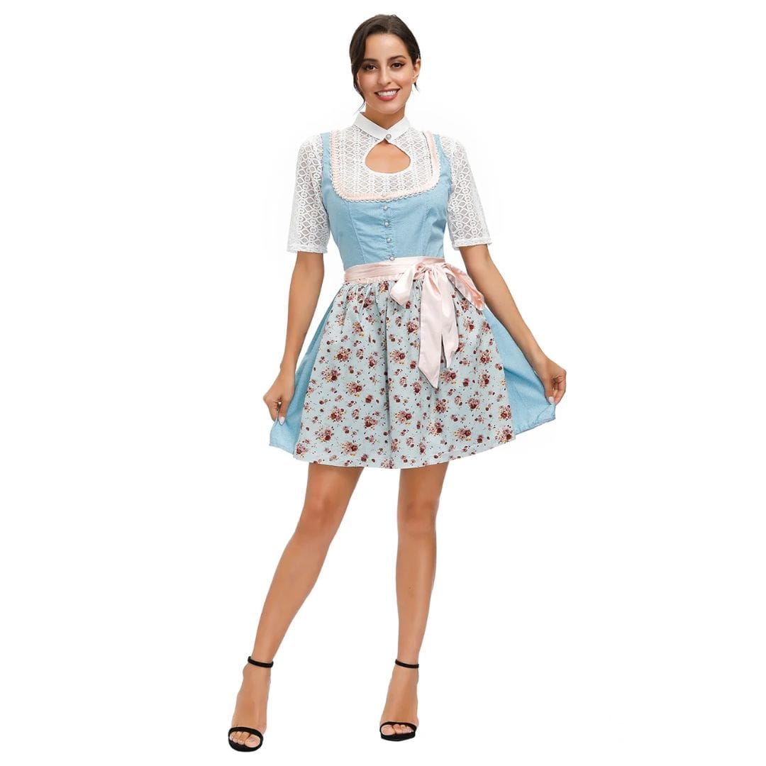 Primadon Traditionelle Kleider Alexandra | Elegantes Dirndl für Damen Oktoberfest
