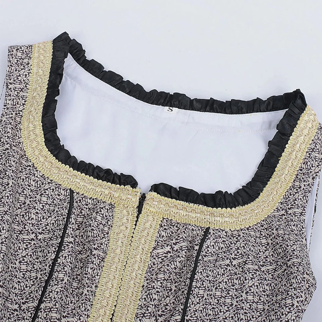 Primadon Traditionelle Kleider Lara | Elegantes Dirndl für Damen große Größen Baumwolle