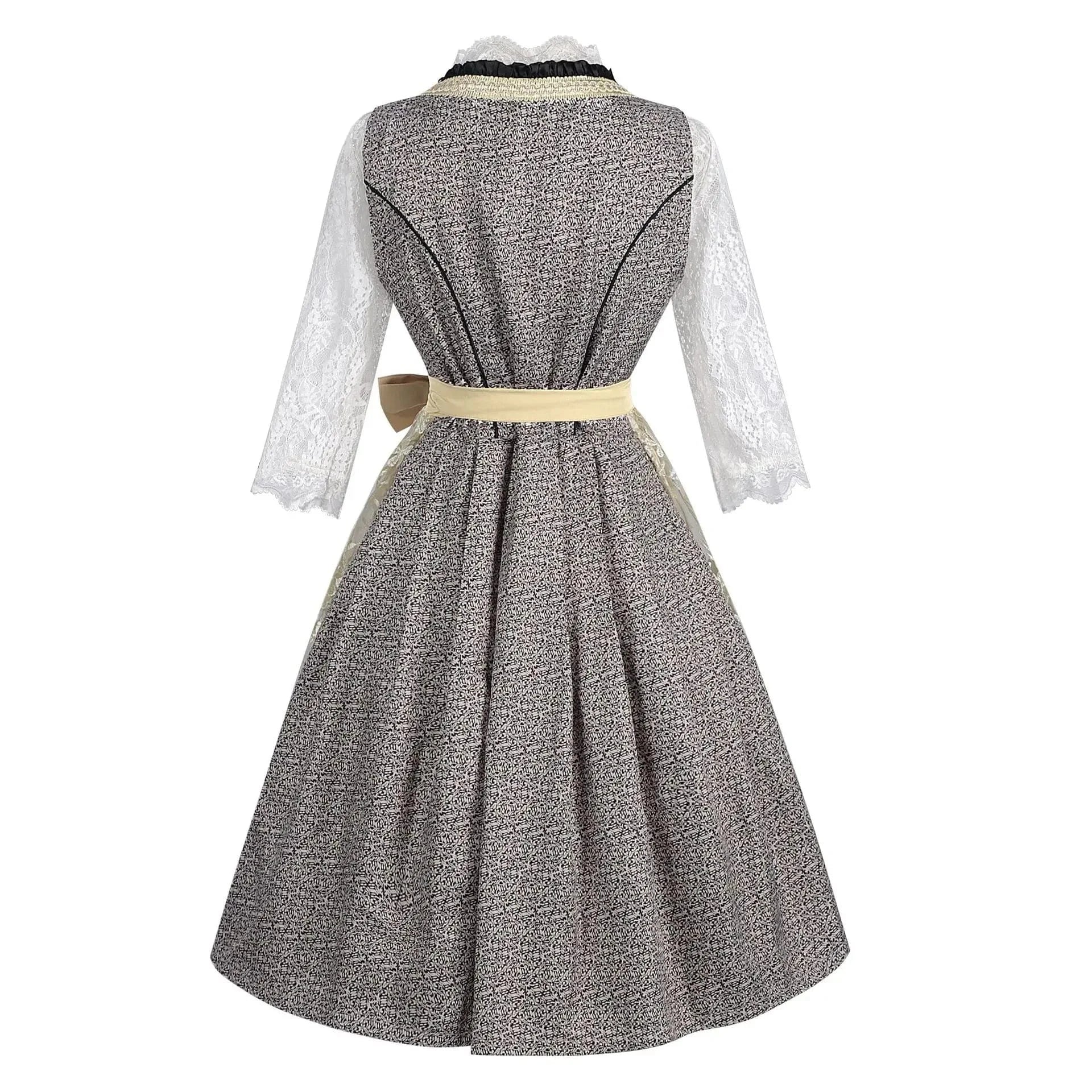 Primadon Traditionelle Kleider Lara | Elegantes Dirndl für Damen große Größen Baumwolle