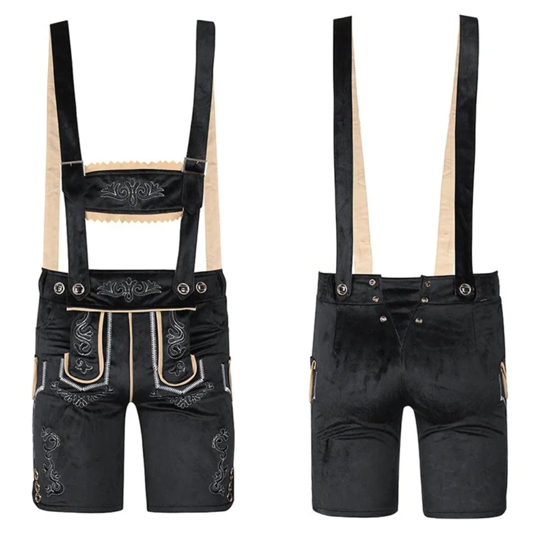Primadon Traditionelle Kostüme Navy Blau / S Vincent | Authentische Lederhose für Herren Oktoberfest
