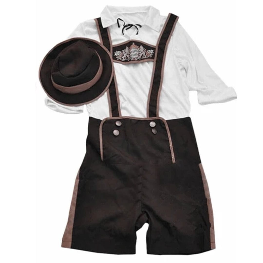 Primadon Traditionelle Kostüme Timothy | Traditionelle Lederhose für Herren Oktoberfest