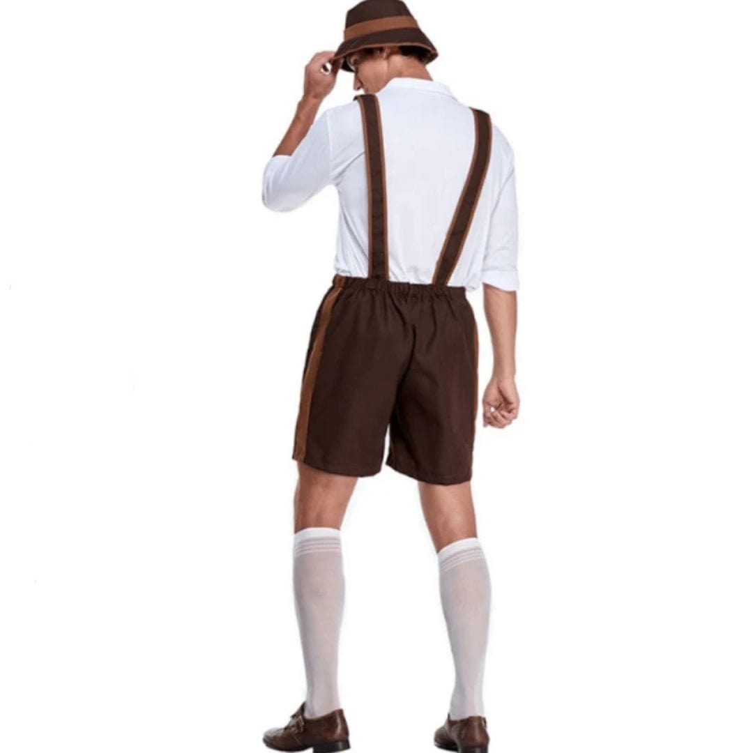 Primadon Traditionelle Kostüme Timothy | Traditionelle Lederhose für Herren Oktoberfest