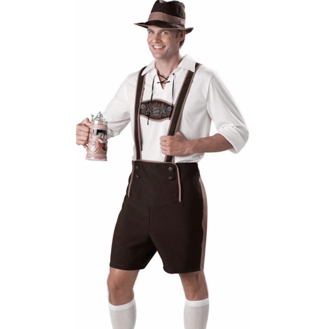 Primadon Traditionelle Kostüme XS Timothy | Traditionelle Lederhose für Herren Oktoberfest