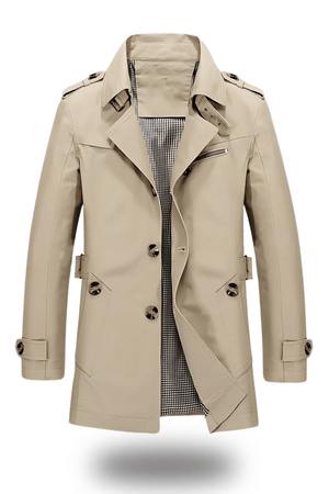 Primadon Trenchcoats Beige / XS Jens | Eleganter Trenchcoat für Herren Winter