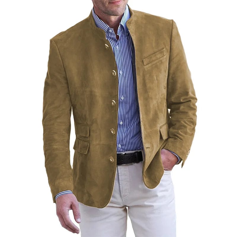 Primadon Übermäntel Khaki / S Vittorio | Eleganter Übermantel für Herren Frühling/Herbst