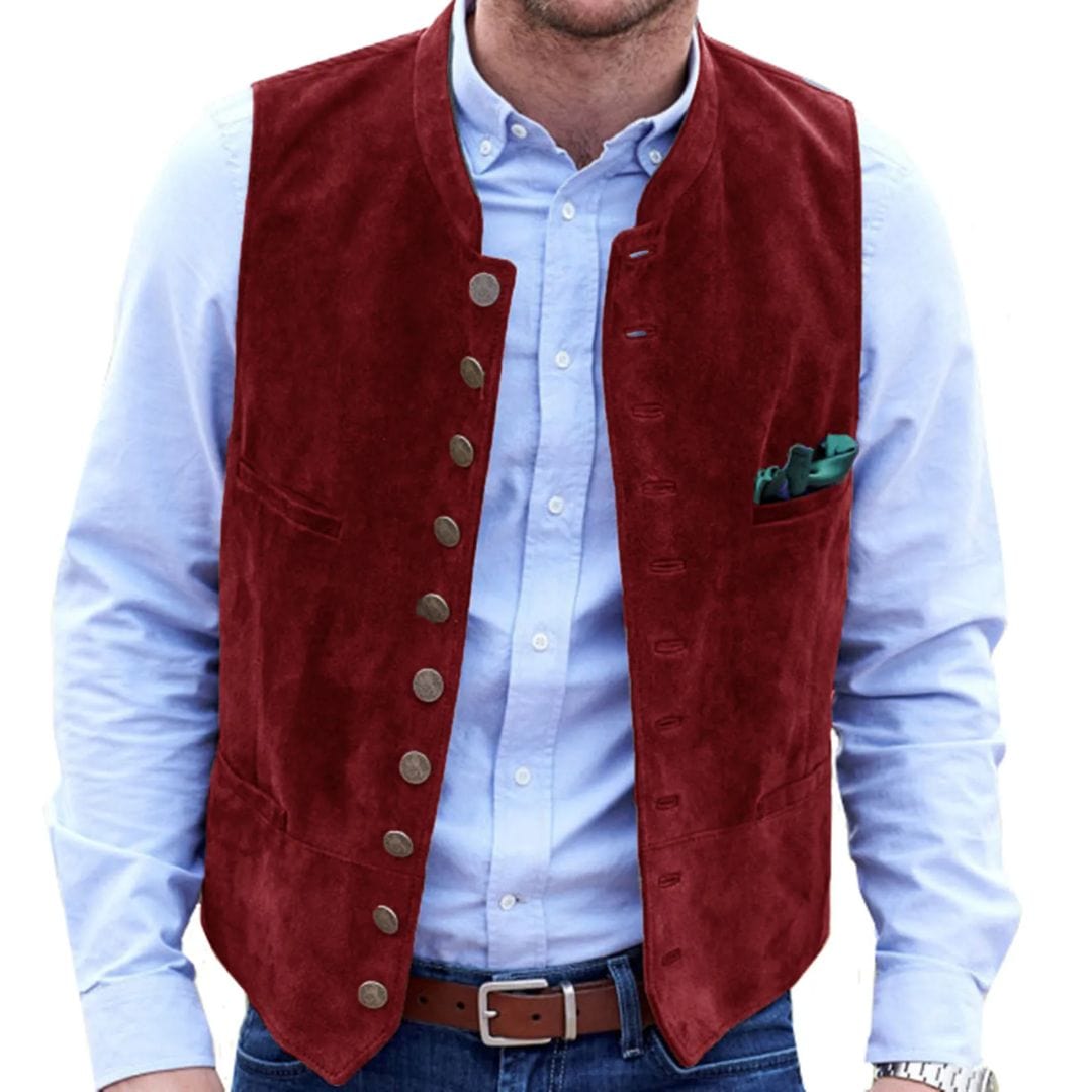 Primadon Westen Angelo | Elegante Trachtenweste für Herren Vintage