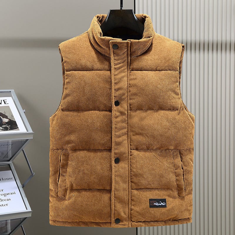 Primadon Westen Braun / S Felix | Elegante Weste für Herren warm isolierend