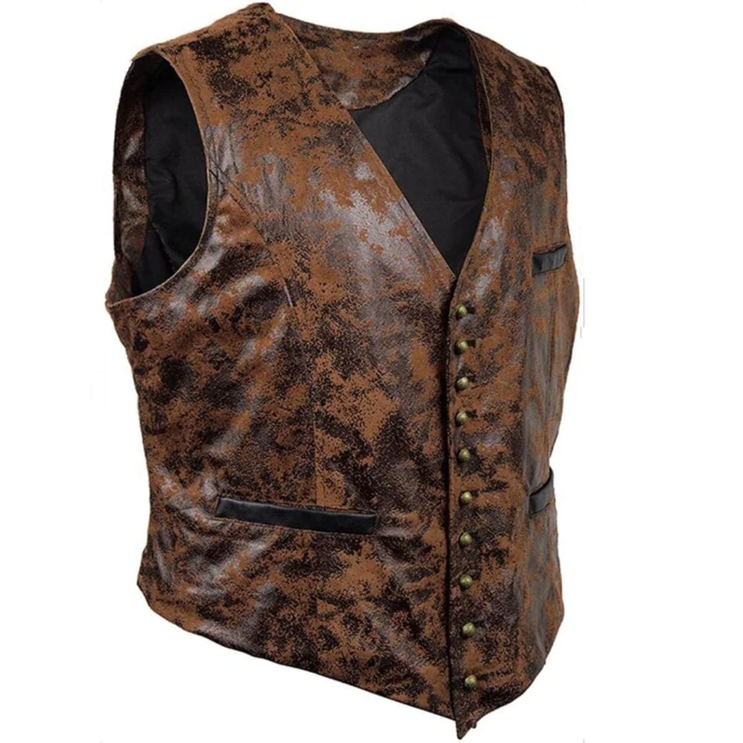 Primadon Westen Braun / S Matteo | Elegante Trachtenweste für Herren Oktoberfest
