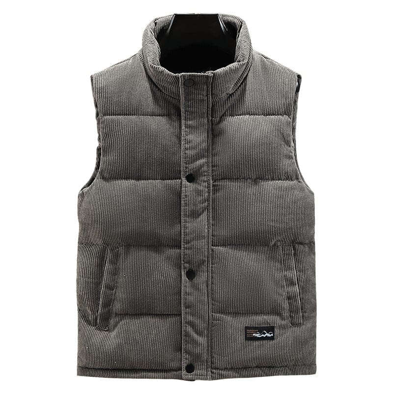 Primadon Westen Grau / S Felix | Elegante Weste für Herren warm isolierend