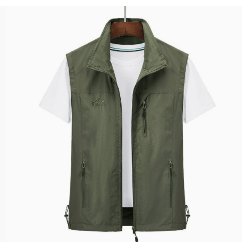 Primadon Westen Grün / S Max | Winddichte Ärmellose Weste für Herren Outdoor