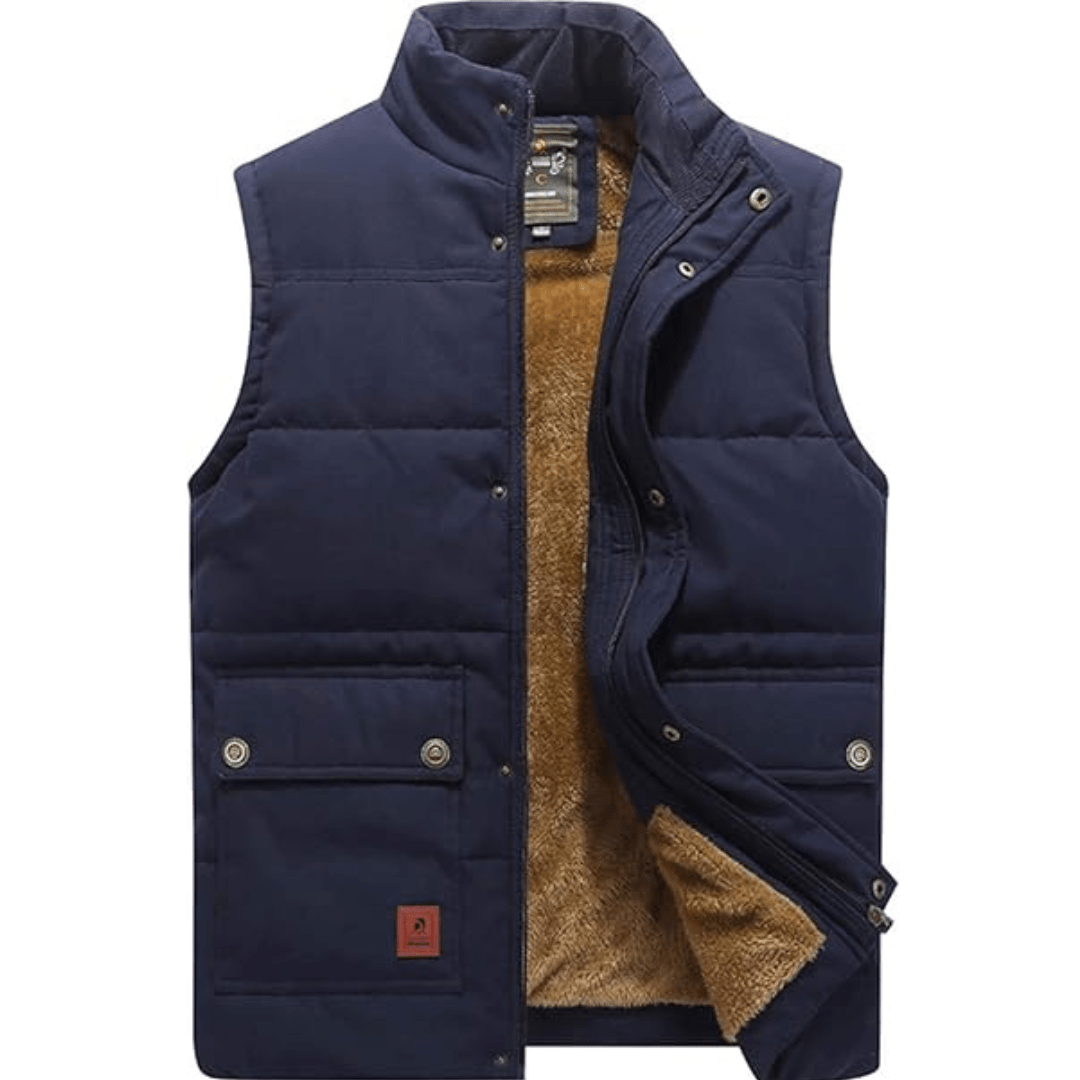 Primadon Westen Marineblau / M Leon | Warme Ärmellose Weste für Herren Winter