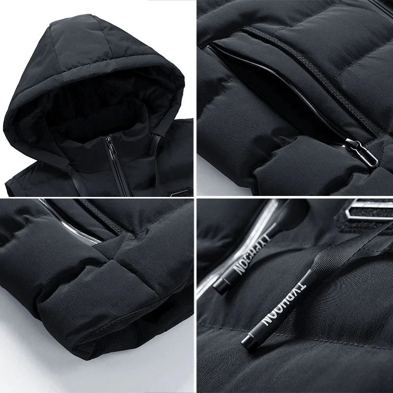 Primadon Westen Max | Isolierende Herren Weste mit Kapuze für Outdoor warm