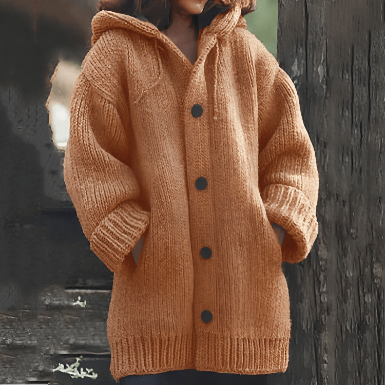 Primadon Westen Orange / S Sophie Damen Weste | Bequeme Baumwollmischung, Stilvoll und Warm