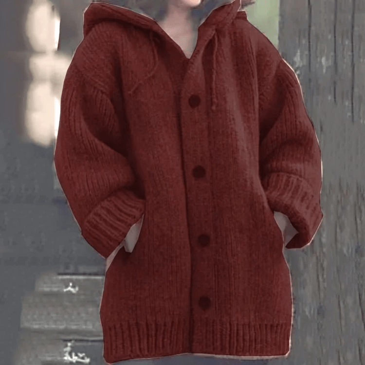 Primadon Westen Rot / S Sophie Damen Weste | Bequeme Baumwollmischung, Stilvoll und Warm