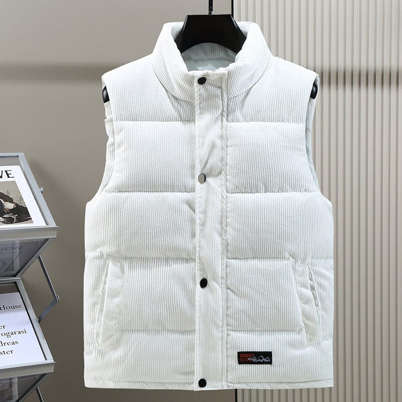 Primadon Westen Weiß / S Felix | Elegante Weste für Herren warm isolierend