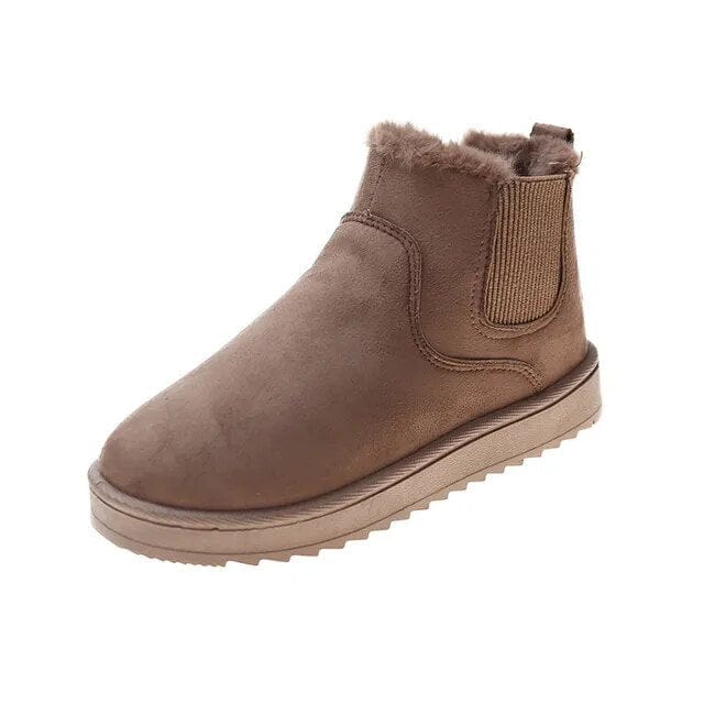 Primadon Winterstiefel Braun / 2.5 Amelie | Flauschige Thermo-Stiefel für Damen schwarz Winter
