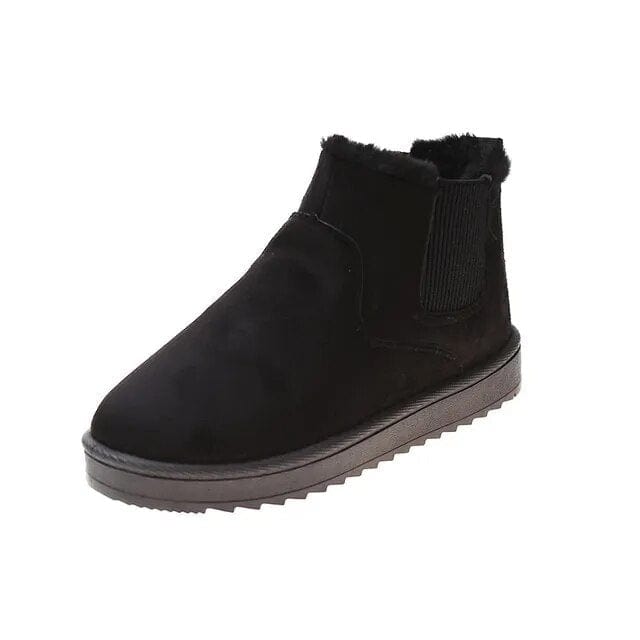 Primadon Winterstiefel Schwarz / 2.5 Amelie | Flauschige Thermo-Stiefel für Damen schwarz Winter