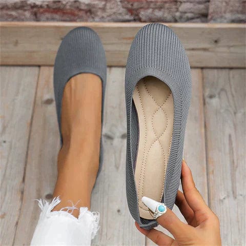 Primadon Wohnungen Grau / 36 Alina | Elegante Orthopädische Ballerinas für Damen