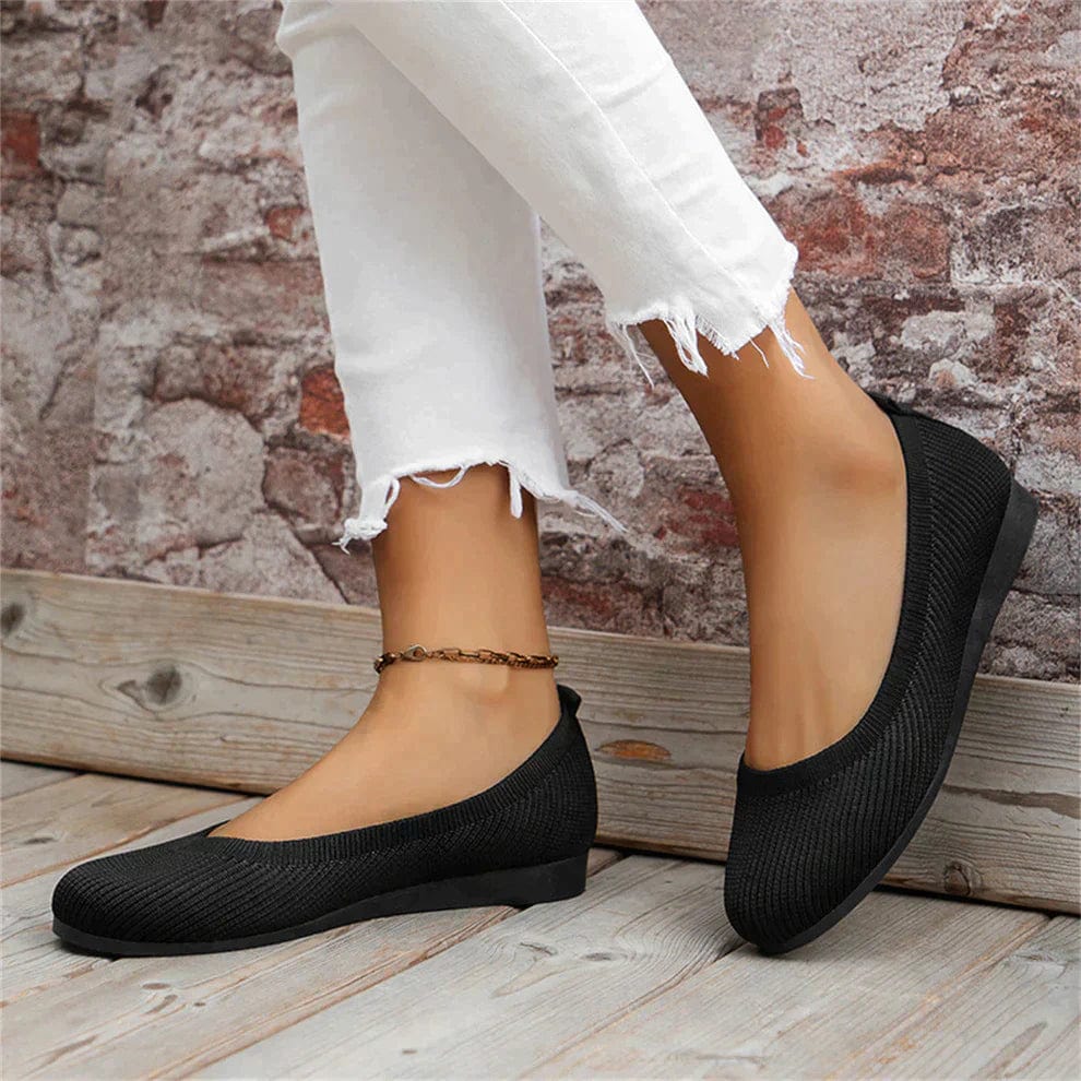 Primadon Wohnungen Schwarz / 36 Alina | Elegante Orthopädische Ballerinas für Damen